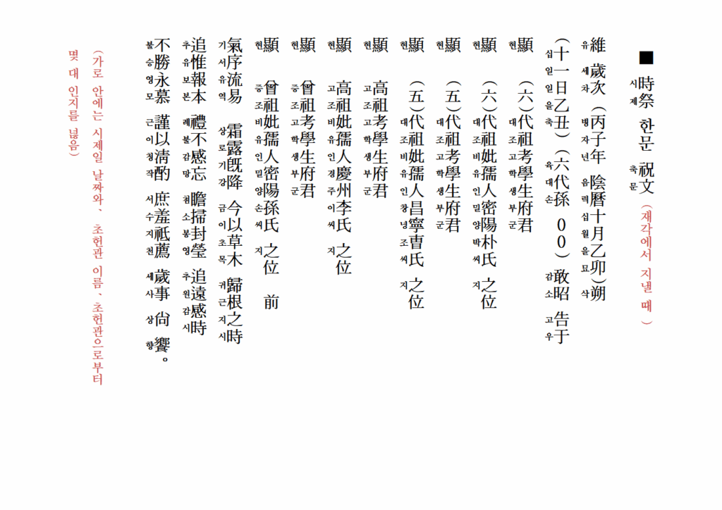 시제 한문 한글축문0003